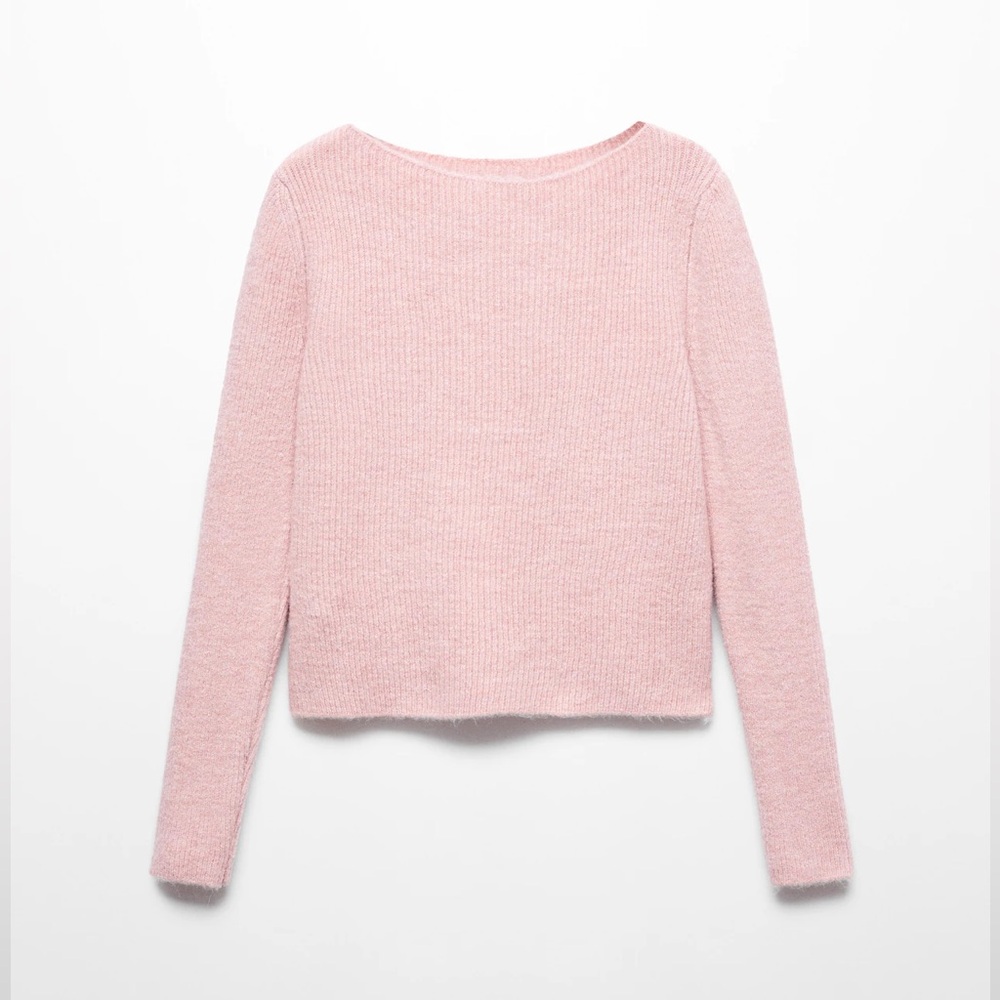 Mango Boat-neck Knitted Sweater